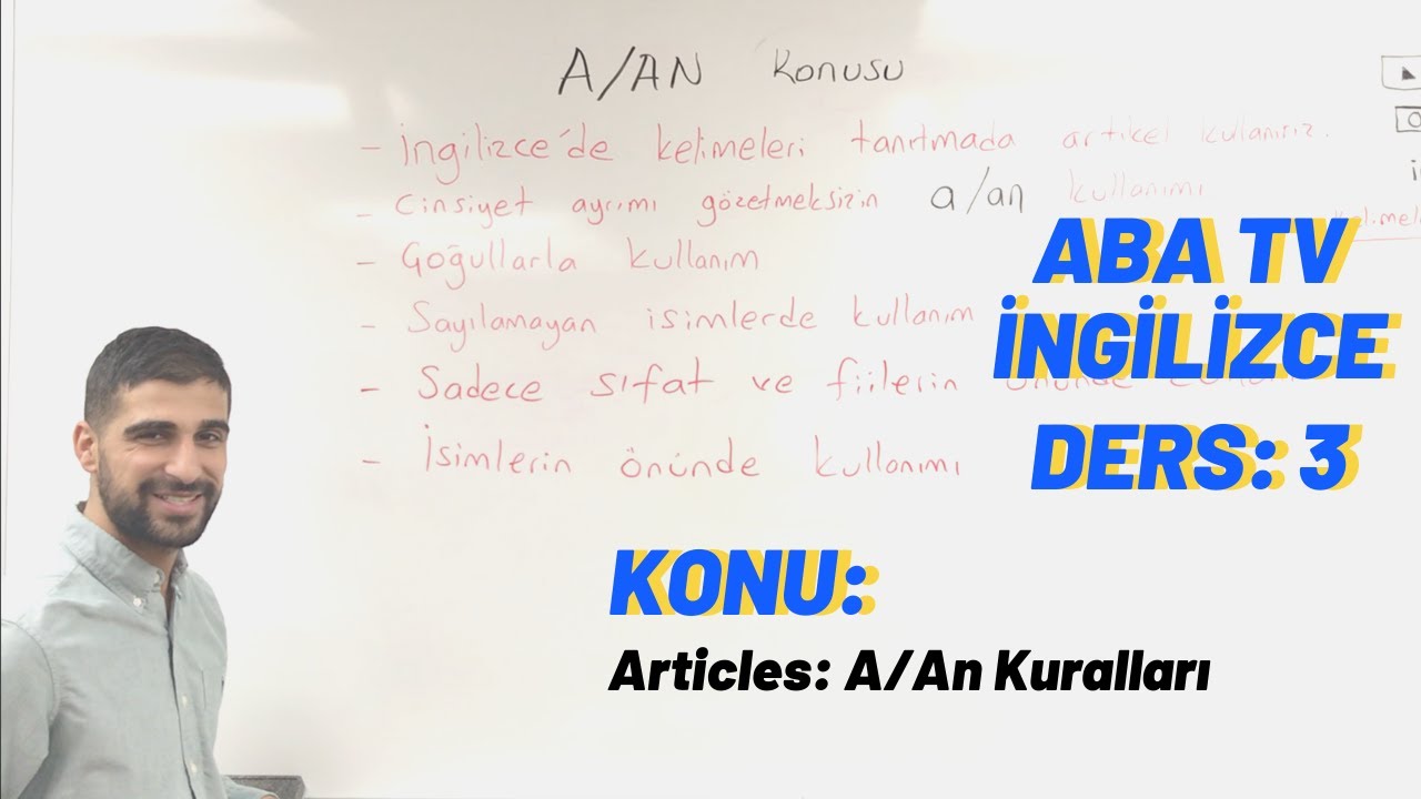 A/An Kuralları | #İngilizce Dersleri