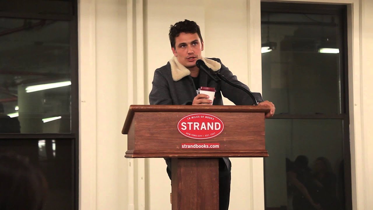James Franco at the Strand-Advice for actors