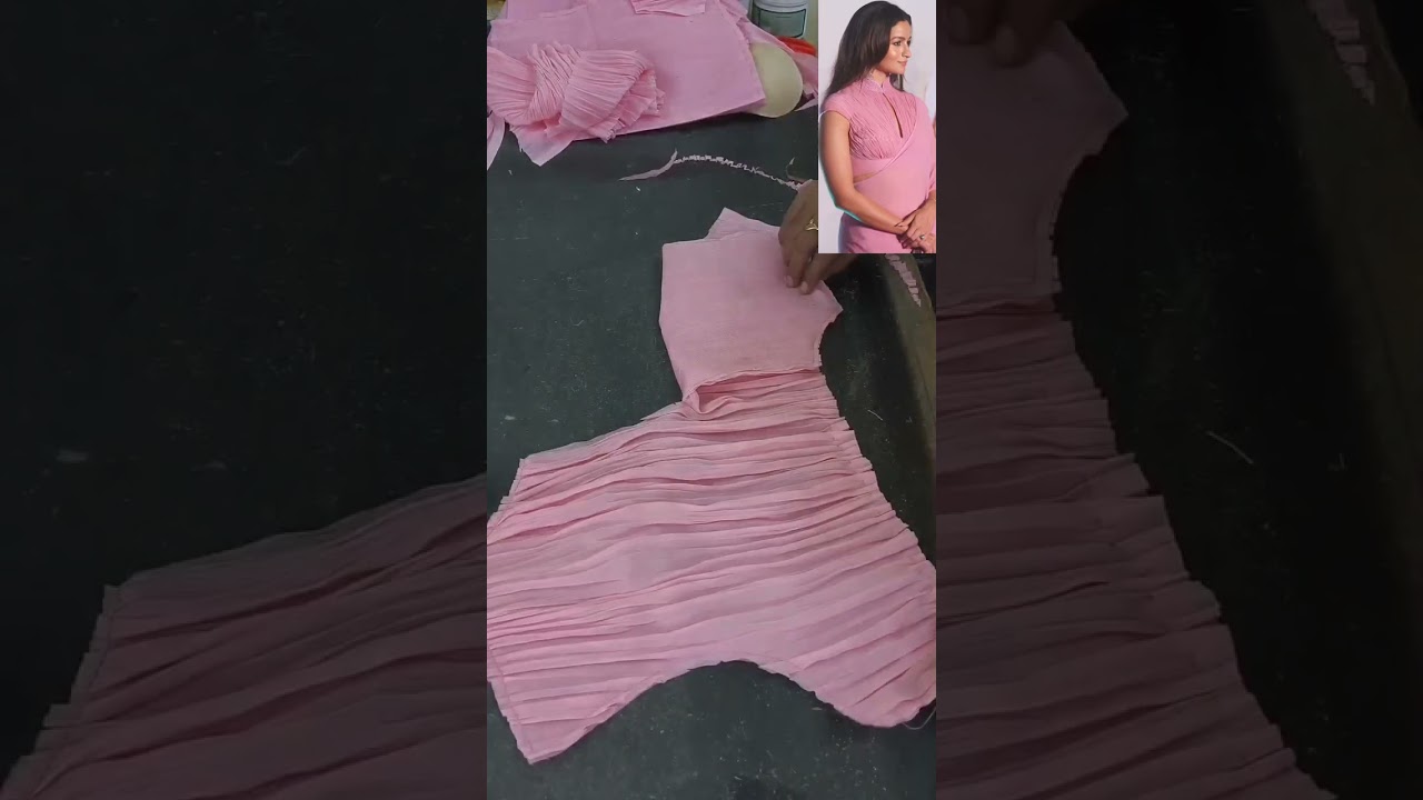 Stylish Alia Bhatt Blouse#New Design#Pink Colour#youtube#Umrao Jaan# shorts