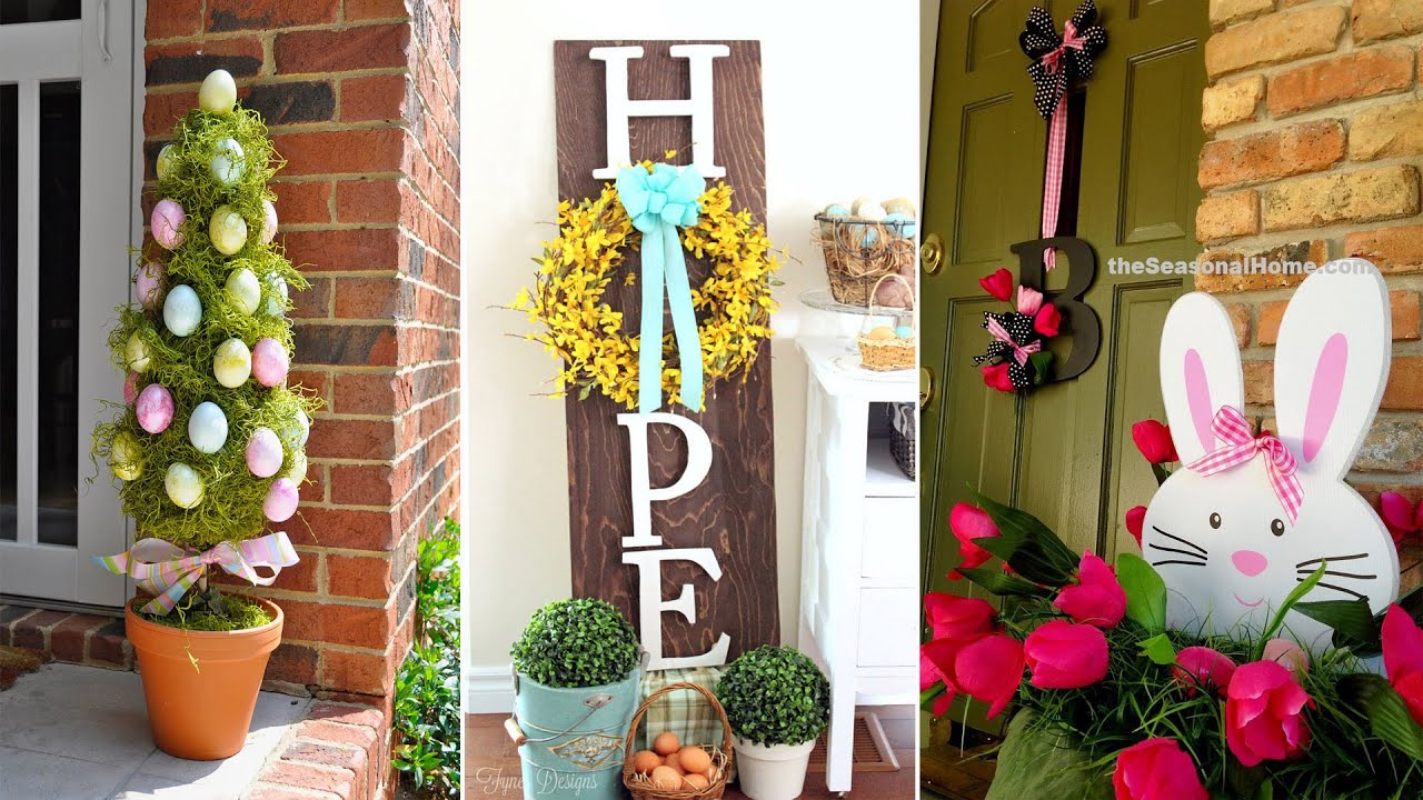 34 Fun and Adorable Easter Porch Decor Ideas | DIY Gardening