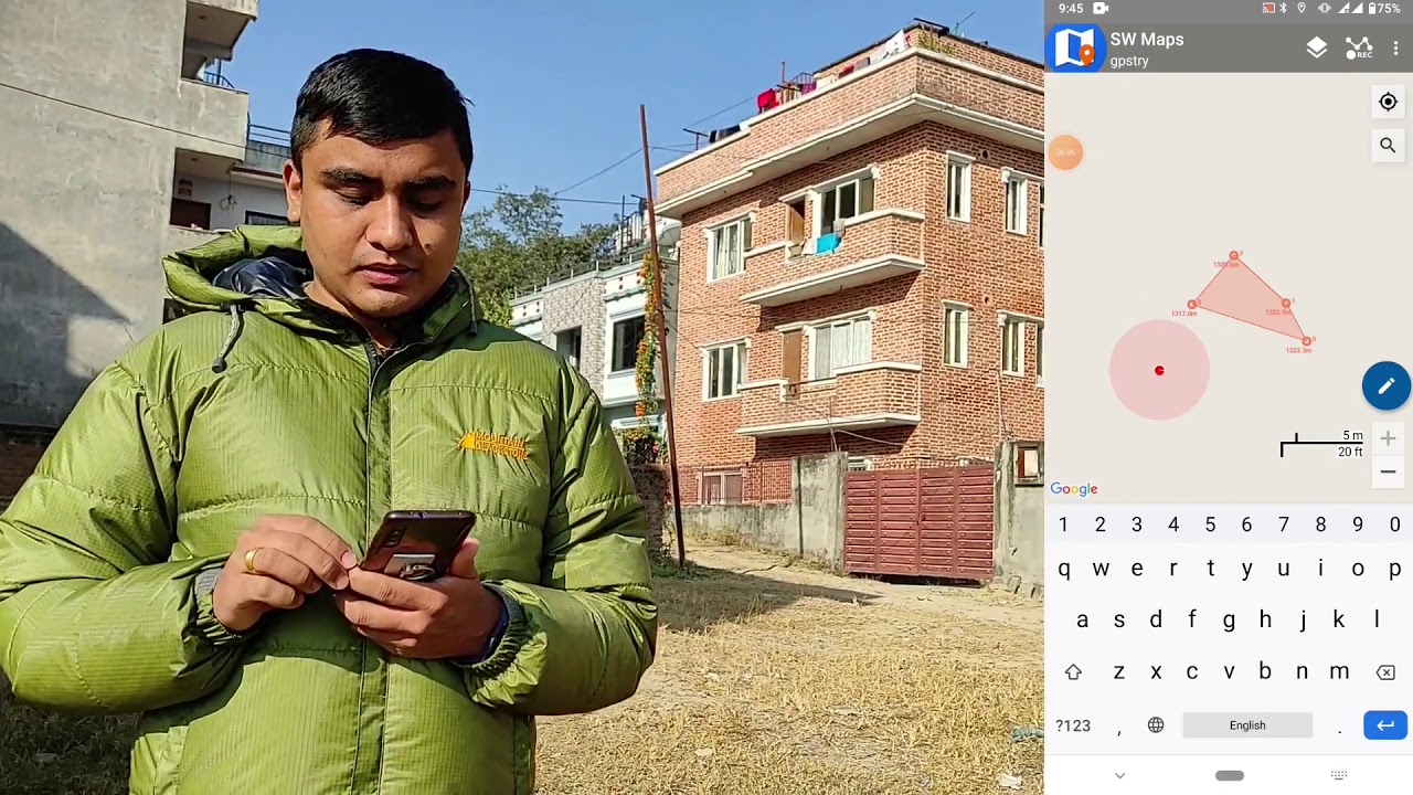 Collect GPS data using Mobile Phone || GPS survey using SW maps