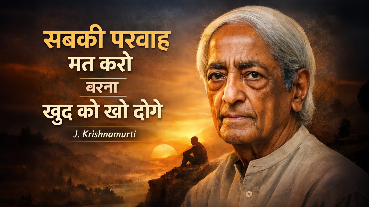 Why Caring Too Much Destroys You — A Powerful Truth by J. Krishnamurti