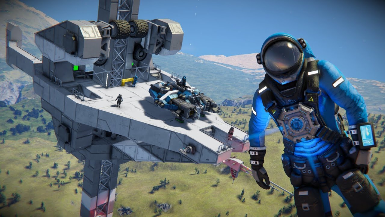 space engineers PL#1 Podstawy gry oraz początek bazy