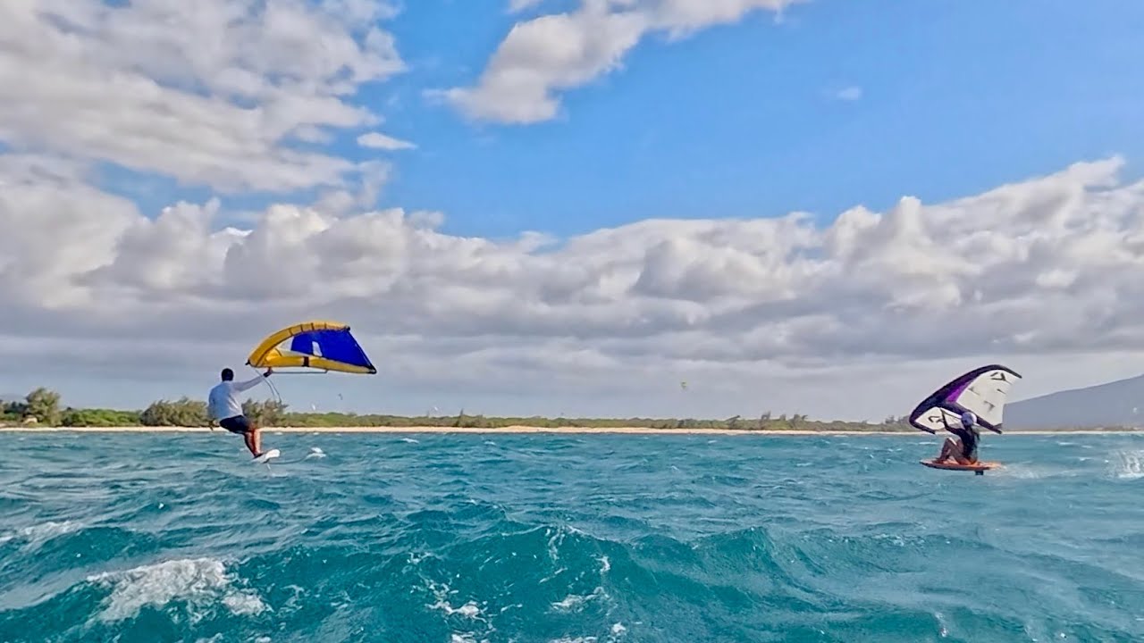 Foiling fun for everyone at Kanaha Beach, Maui