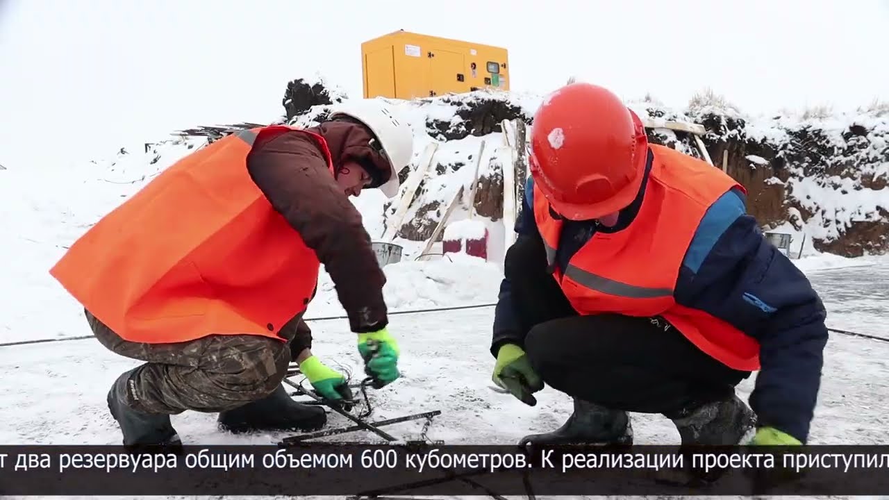 Новый водопровод строят в селе Смирново Аккайынского района