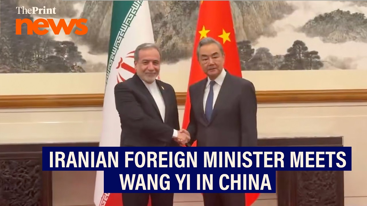 Iranian Foreign Minister Abbas Araghchi meets his Chinese counterpart Wang Yi in Beijing