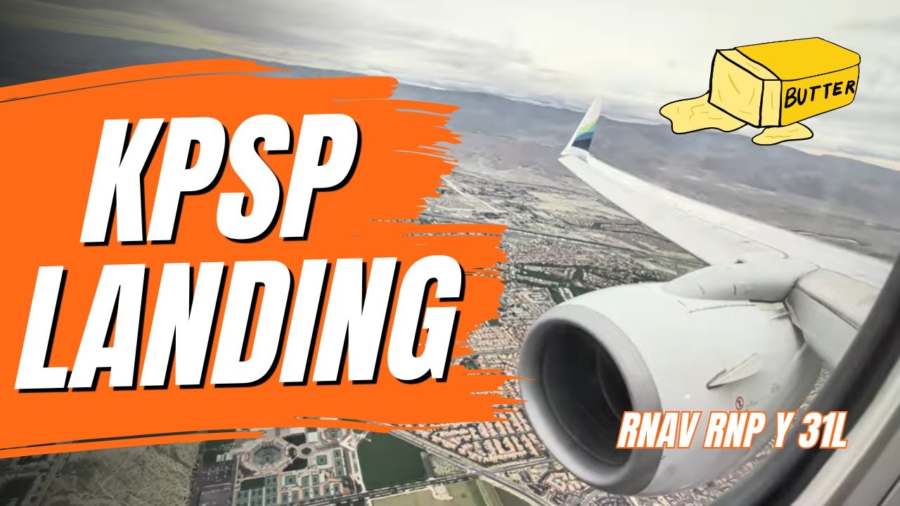 Landing at Palm Springs KPSP