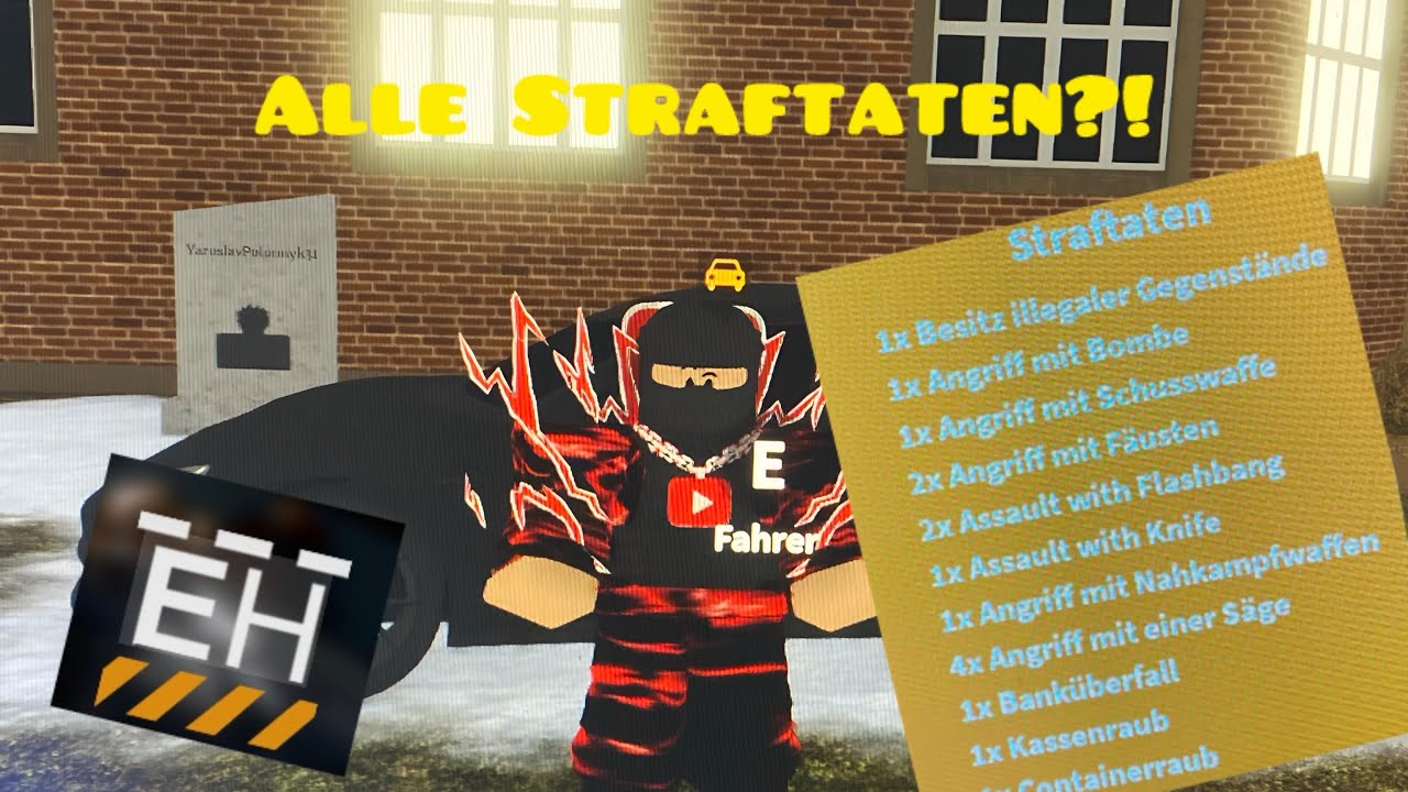 JEDE STRAFTAT als CRIME erreichen!?(Roblox Notruf Hamburg)