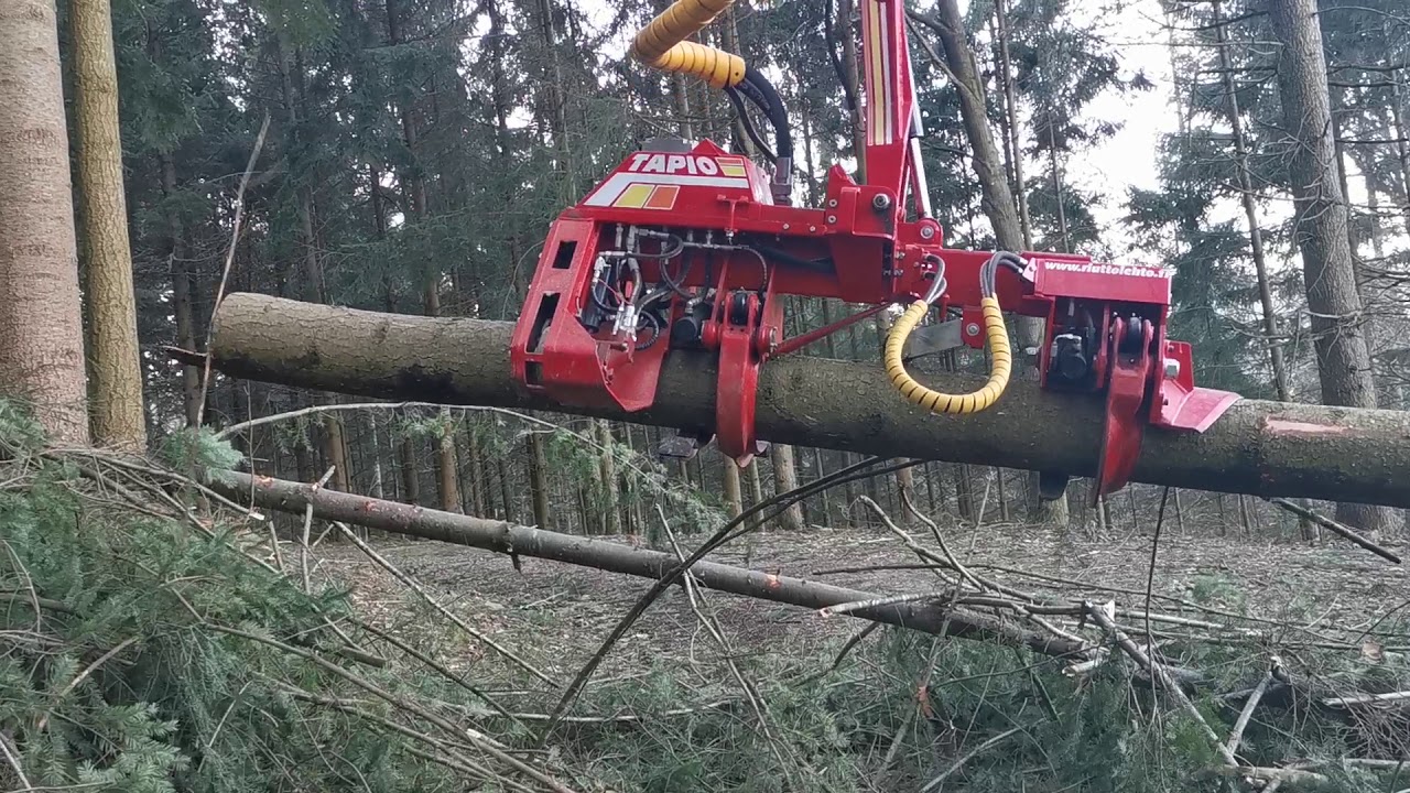 TB 175 erster Tapio Harvester Bagger