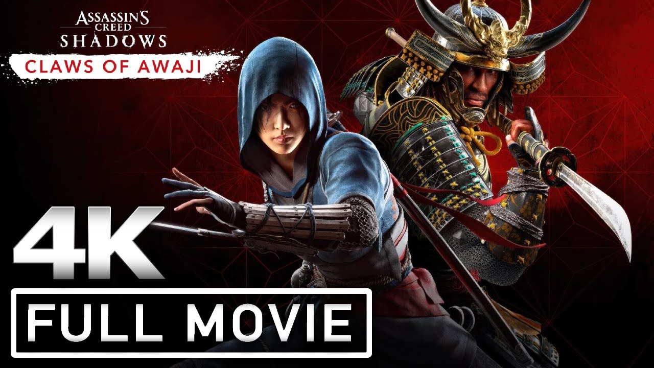 Assassin’s Creed Shadows DLC CLAWS OF AWAJI All Cutscenes (Full Game Movie) 4K 60FPS Ultra HD