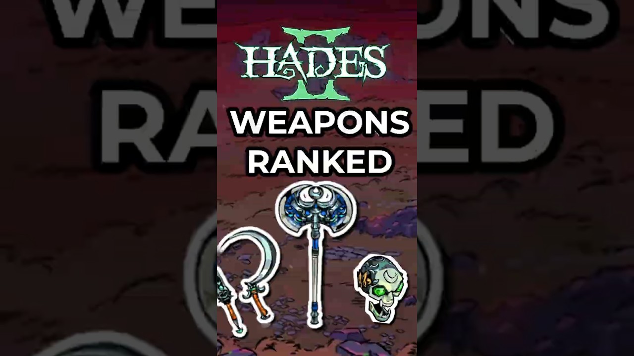 HADES 2 WEAPONS RANKED  #roguelike #gaming #magicaroo #hades #hades2 #roguelite