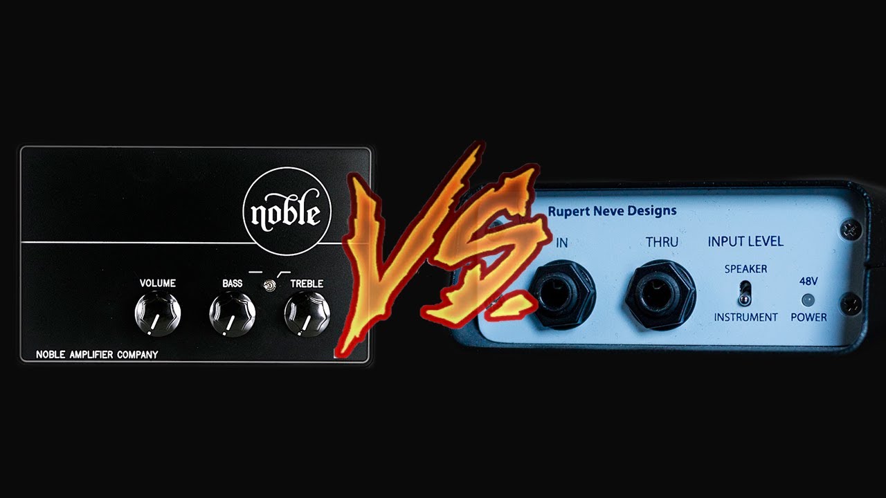 Bass DI Shootout: Noble Amps Preamp vs Rupert Neve RNDI