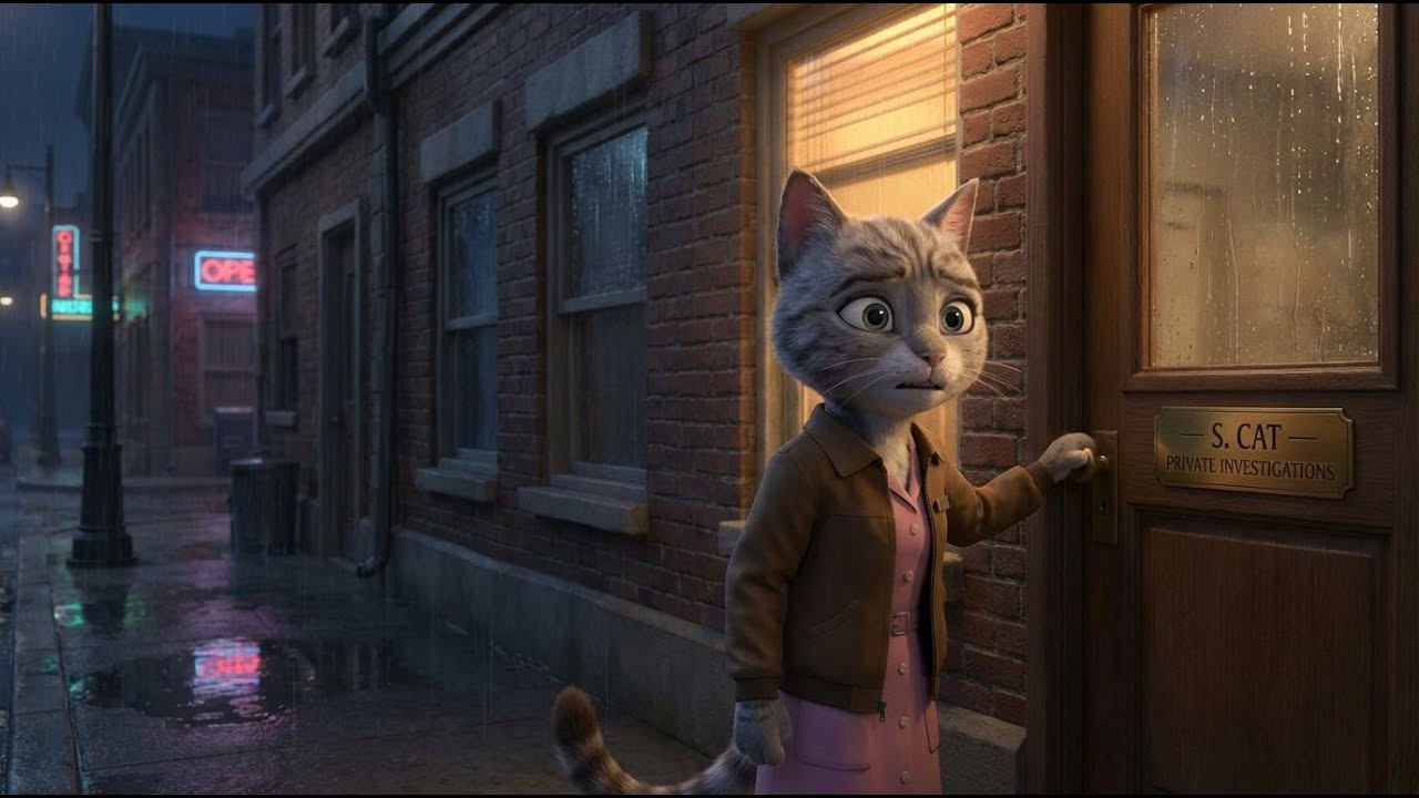 Sneaker Cat: A Quiet Night at the Diner (Noir Short Film)
