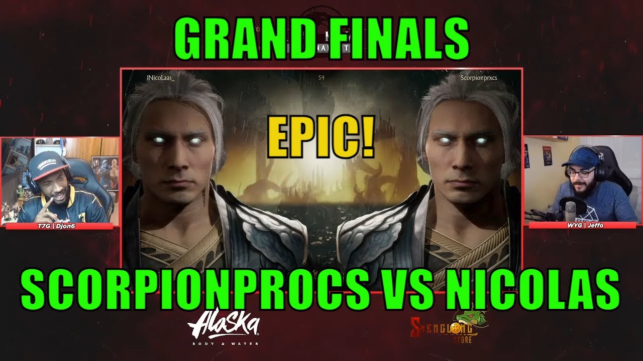 🏆GRAND FINALS - SCORPIONPROCS VS NICOLAS -  Fujin, Shao, Jax, Kabal - MK11 Alaska Tournament