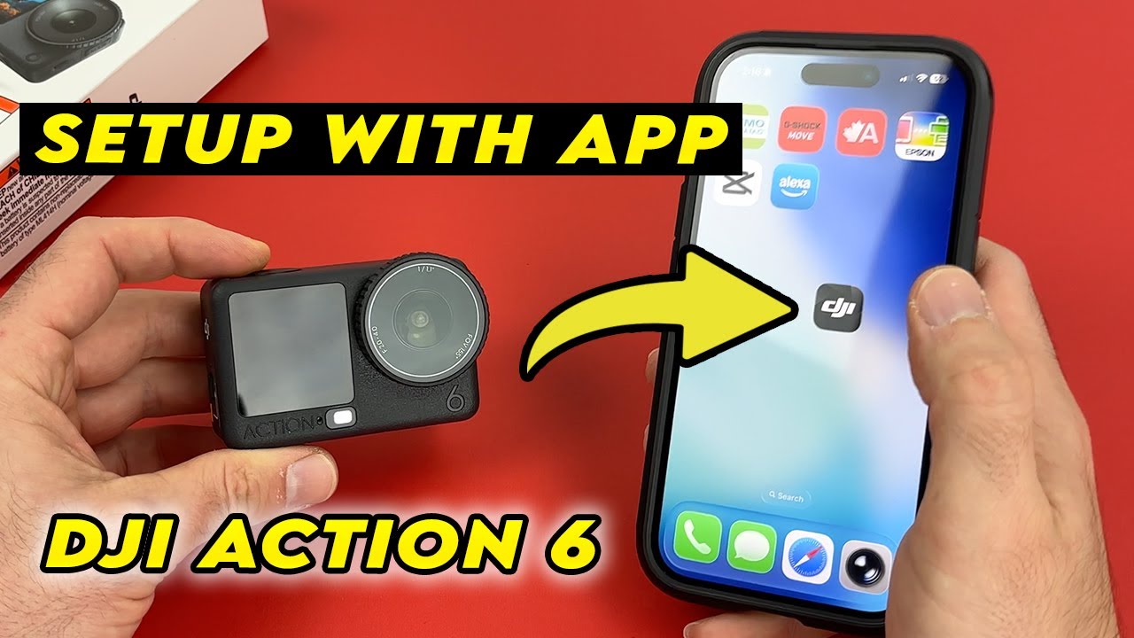 DJI Osmo Action 6: как настроить с помощью приложения на телефоне