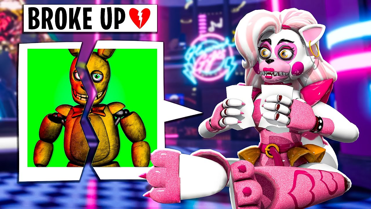 Glamrock Mangle BROKE UP with Spring Bonnie?! in VRCHAT