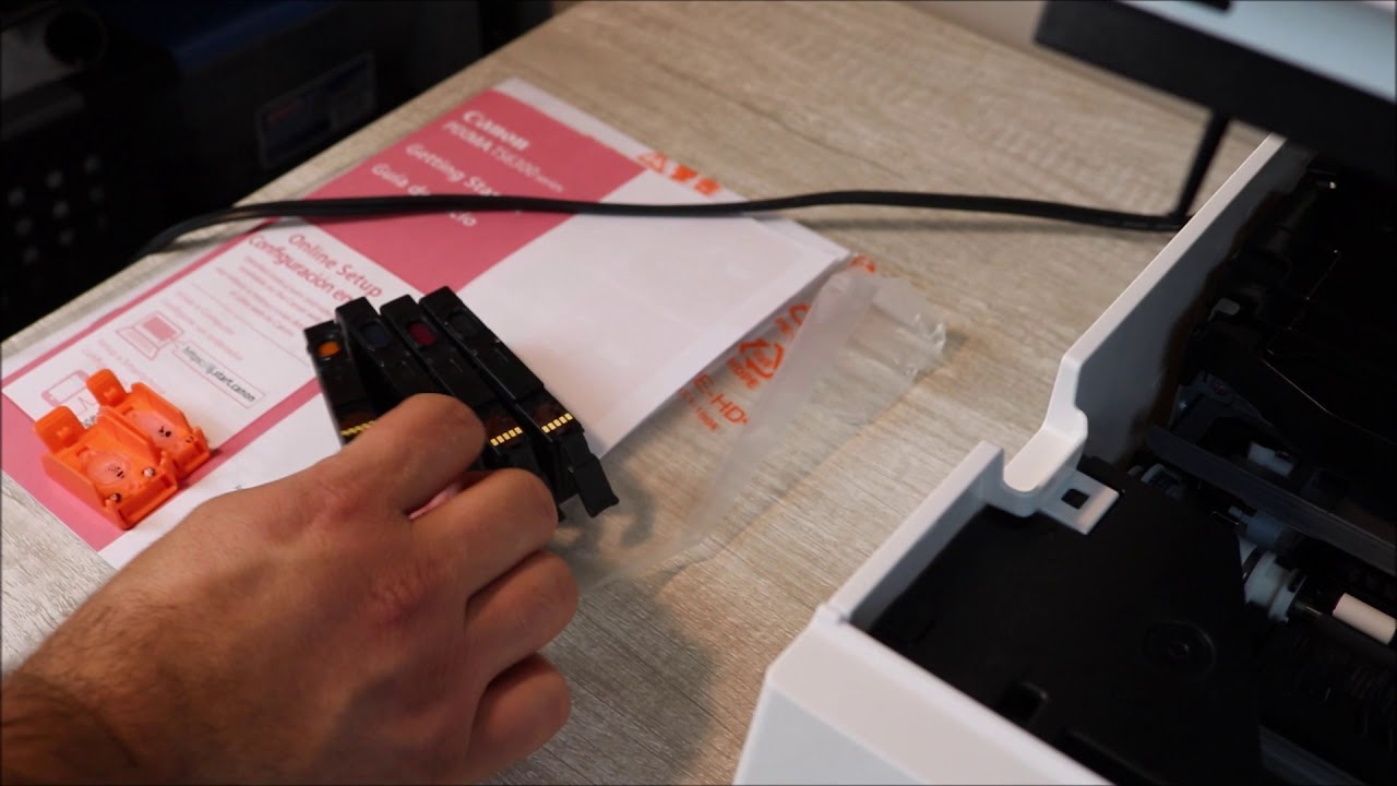 Canon TS 6320 Ink Cartridges Installation