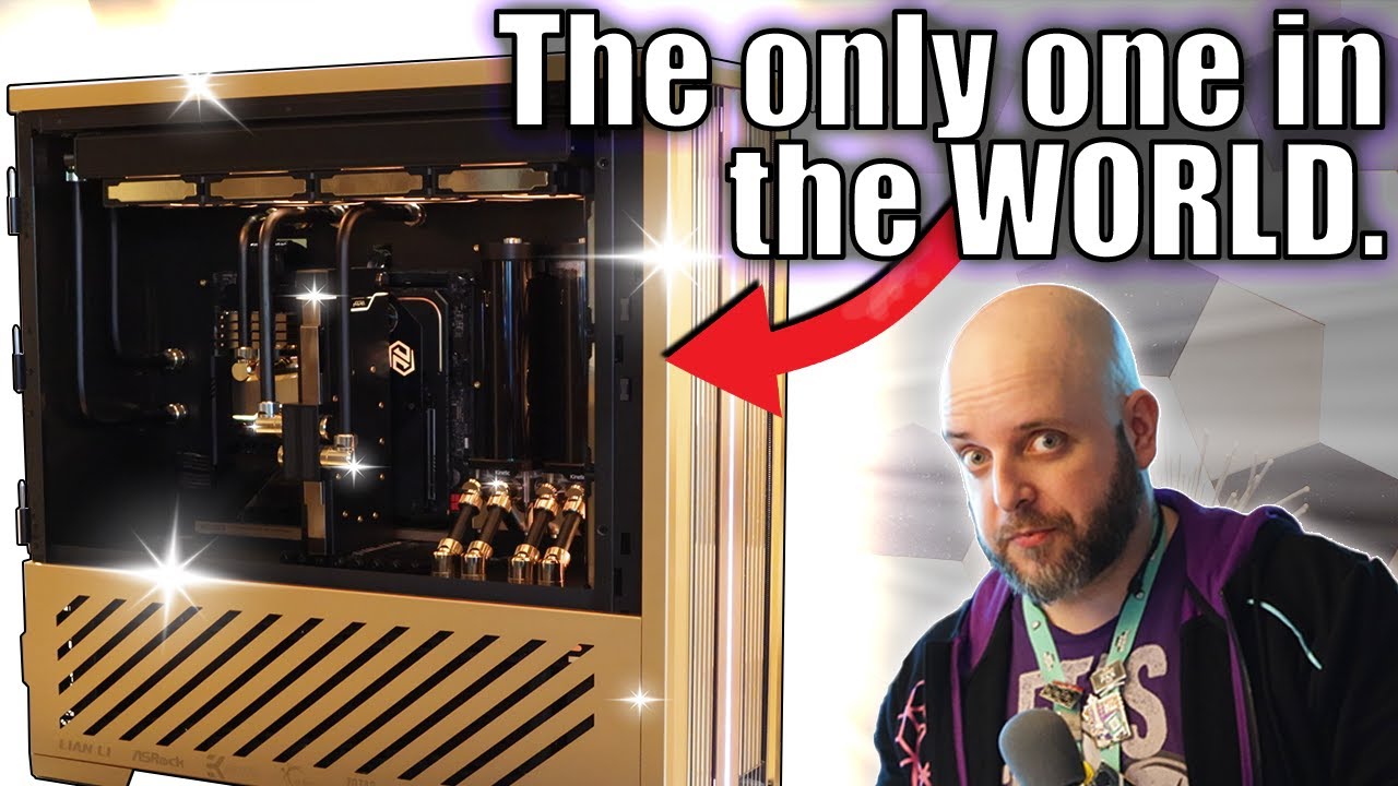 There's Only ONE of These in the WORLD! EK Waterblocks @ CES 2023 - New Hardware and Prebuilt PCs