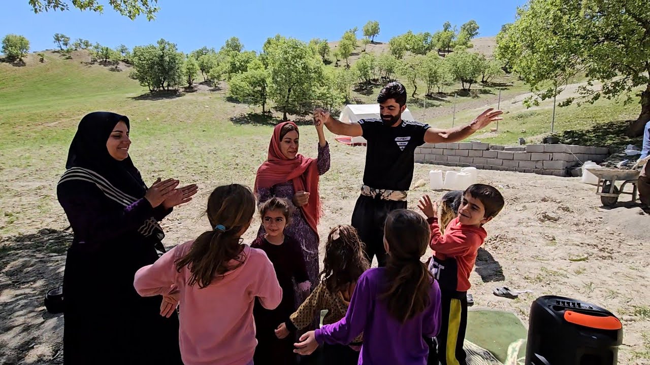 A wonderful and happy day with family and daily nomadic life.