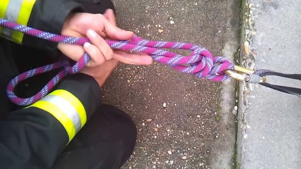 40 nodo mezzo barcaiolo con asola di blocco e controasola