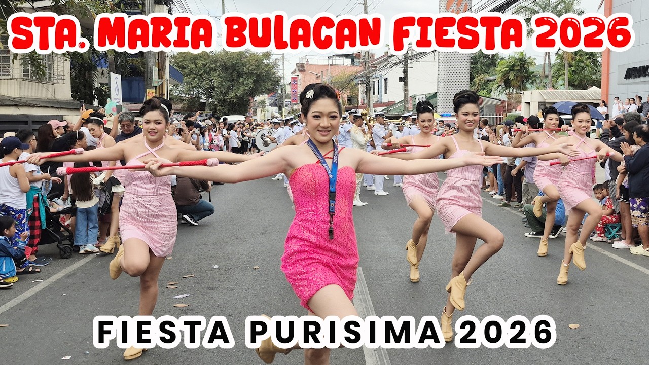 STA. MARIA BULACAN TOWN FIESTA 2026 Grand Parade | Fiesta Purisima 2026