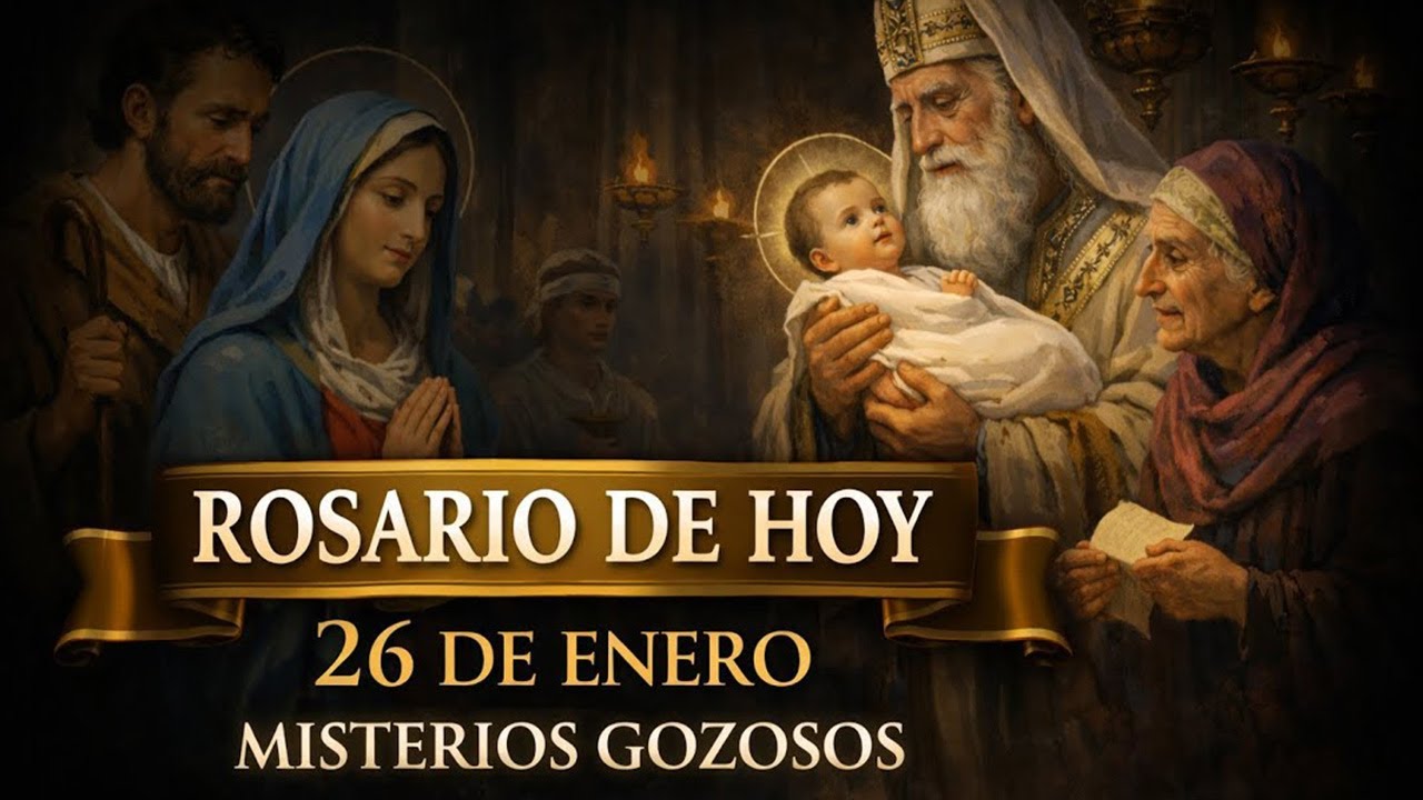 ROSARIO DE HOY 26 DE ENERO.  MISTERIOS GOZOSOS