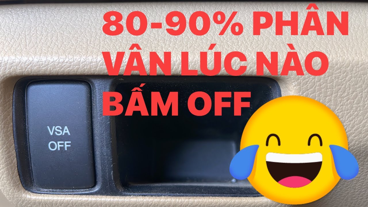 Lúc nào nên bấm OFF nút Traction Control xe ô tô.