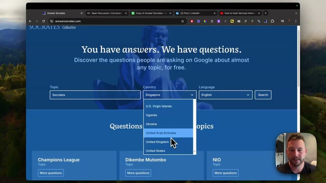 How To Use Answer Socrates for Keyword Research