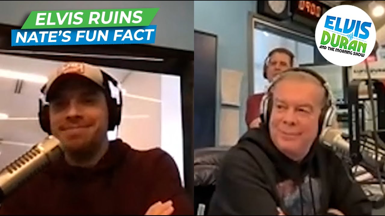 Elvis Duran Finishes Straight Nate's Fun Fact Leading To Hilarious Argument | Around The Room