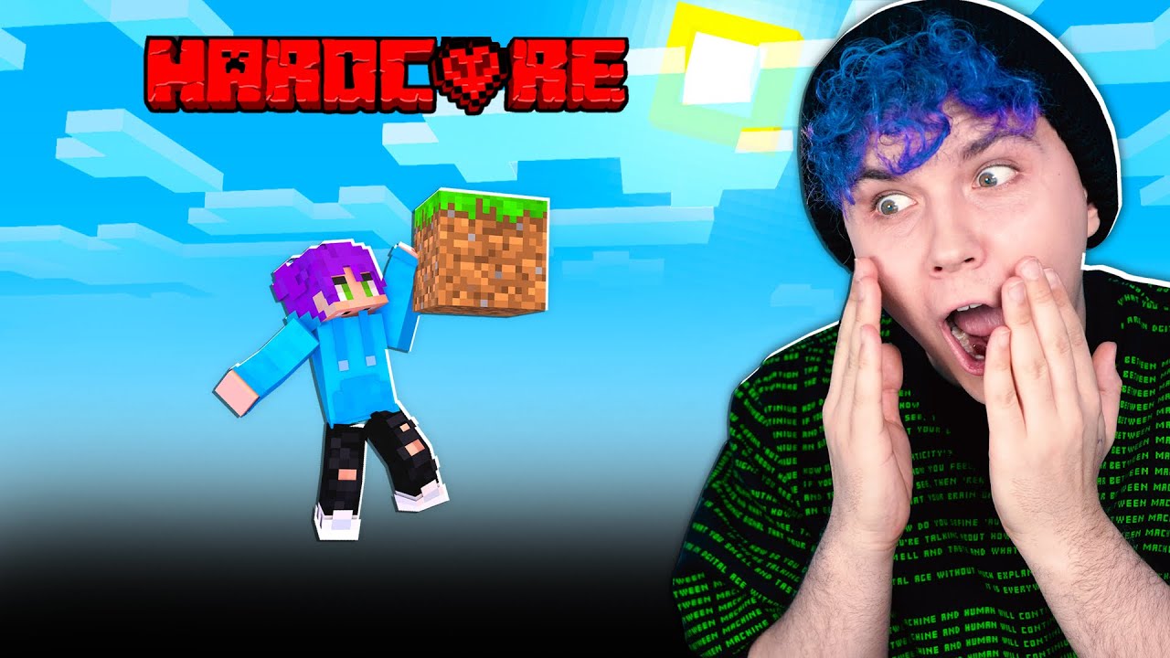 😱 ВЫЖИВАЮ на ОДНОМ БЛОКЕ в HARDCORE (ХАРДКОР) 🔥 Выживание ОДИН БЛОК #1
