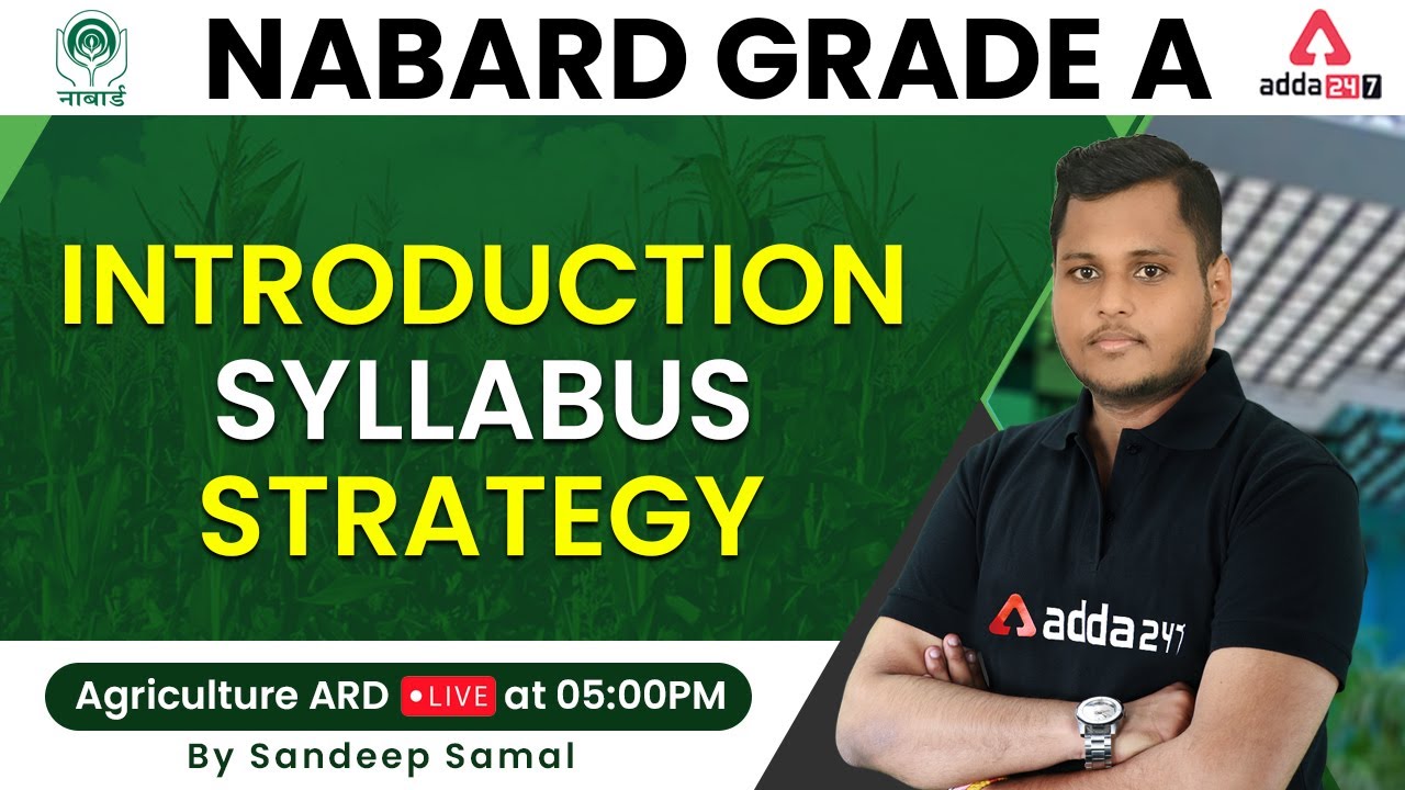 NABARD Grade A Preparation | ARD by Sandeep Samal | Syllabus Introduction & Preparation Strategy