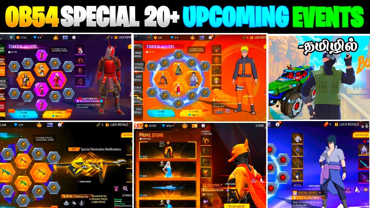 💥Upcoming Events 2026 Free Fire In Tamil | Free Fire New Event | Free Fire New Update