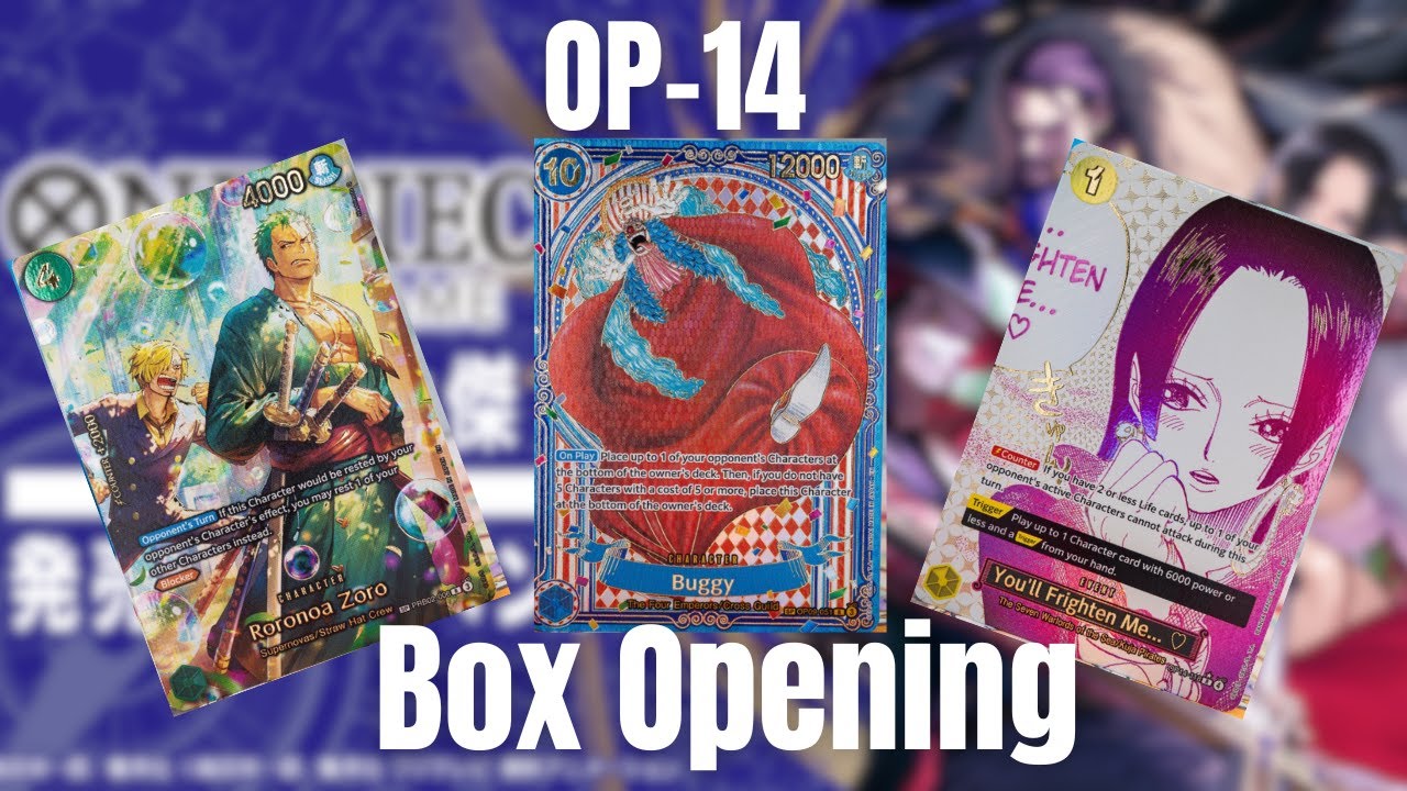 OP14 Insane Box Opening | One Piece Card Game