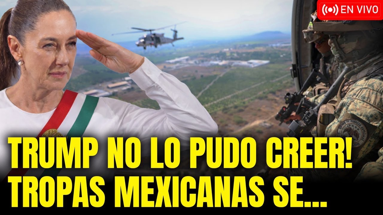 GOLPAZO DE CLAUDIA! DESACTIVA AMENAZA MILITAR DE EEUU! TRUMP EXPUESTO