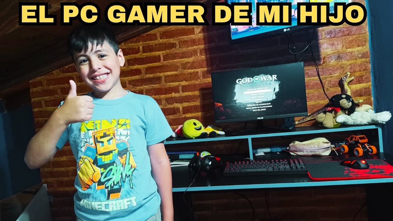 Le Arme Un PC GAMER a mi HIJO - Gaste 450 USD - Un Armado con AMOR !!