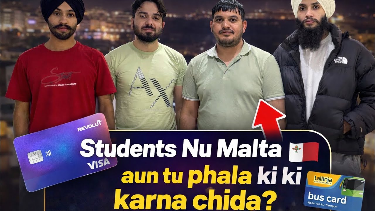 Students Nu malta 🇲🇹 aun tu phala ki karna chida aa