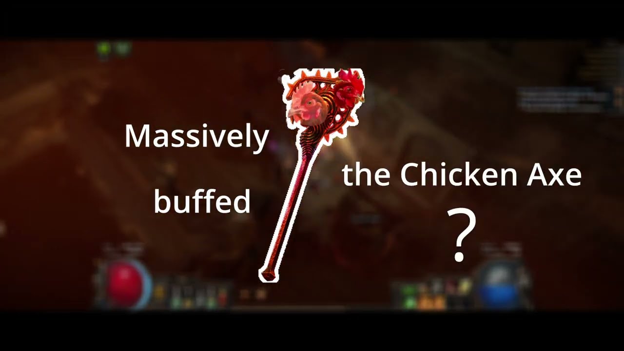 Did they just massively buff the Chicken Axe? (Ngamahu's Flame) - POE 3.23 / Affliction