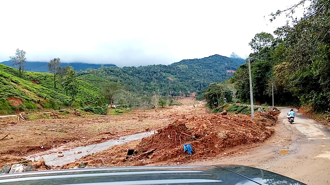 Puthumala in wayanad after flood 2019