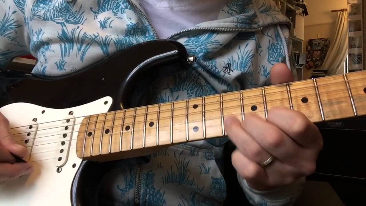 Slow Blues BB King Riffs in Em - Am - Bm (Free guitar lessons)