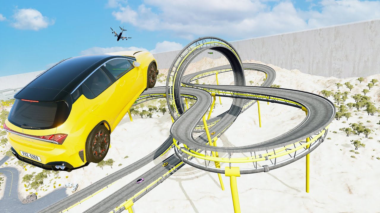 The Most UNHINGED BeamNG Destruction Map I've Ever Seen...I Love It.