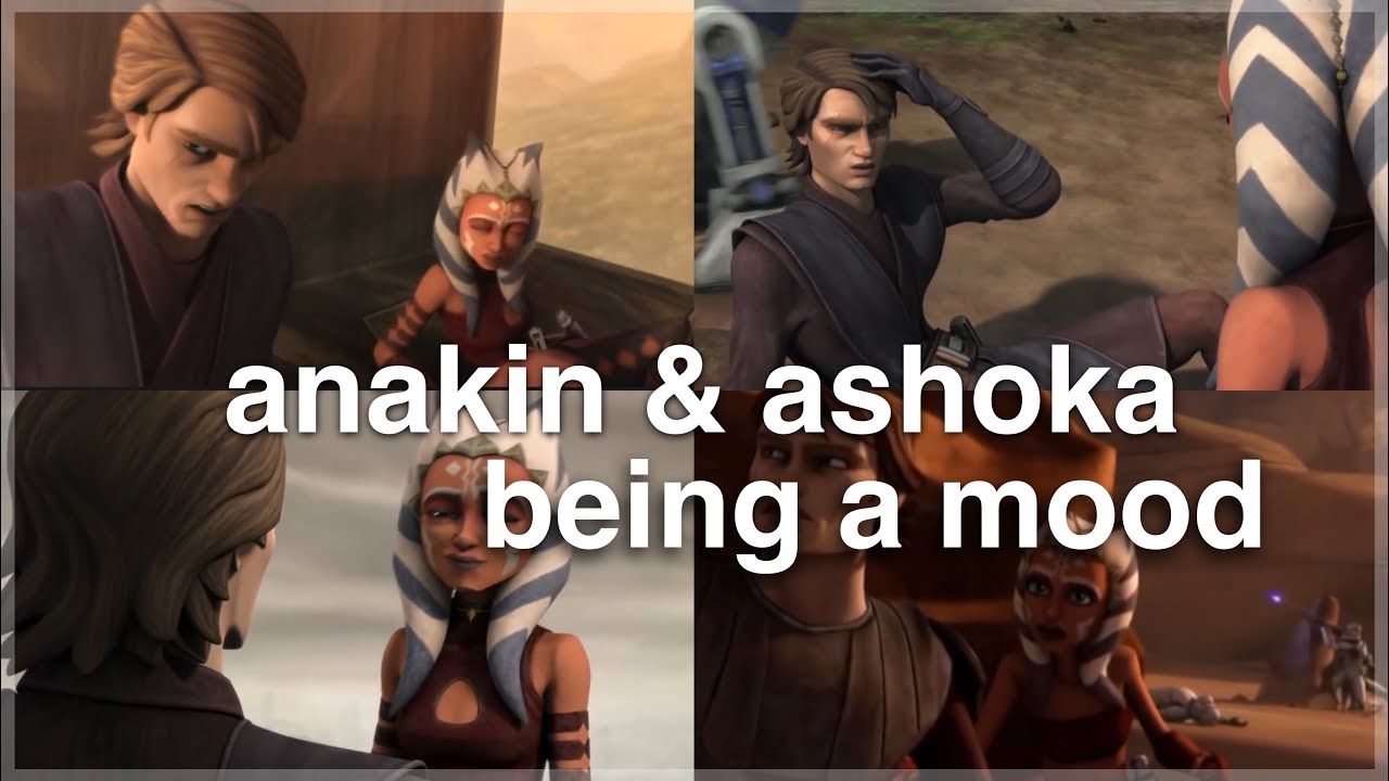 anakin and ahsoka being an iconic mood for 3:43 #starwars #anakinskywalker #ashokatano #darthvader