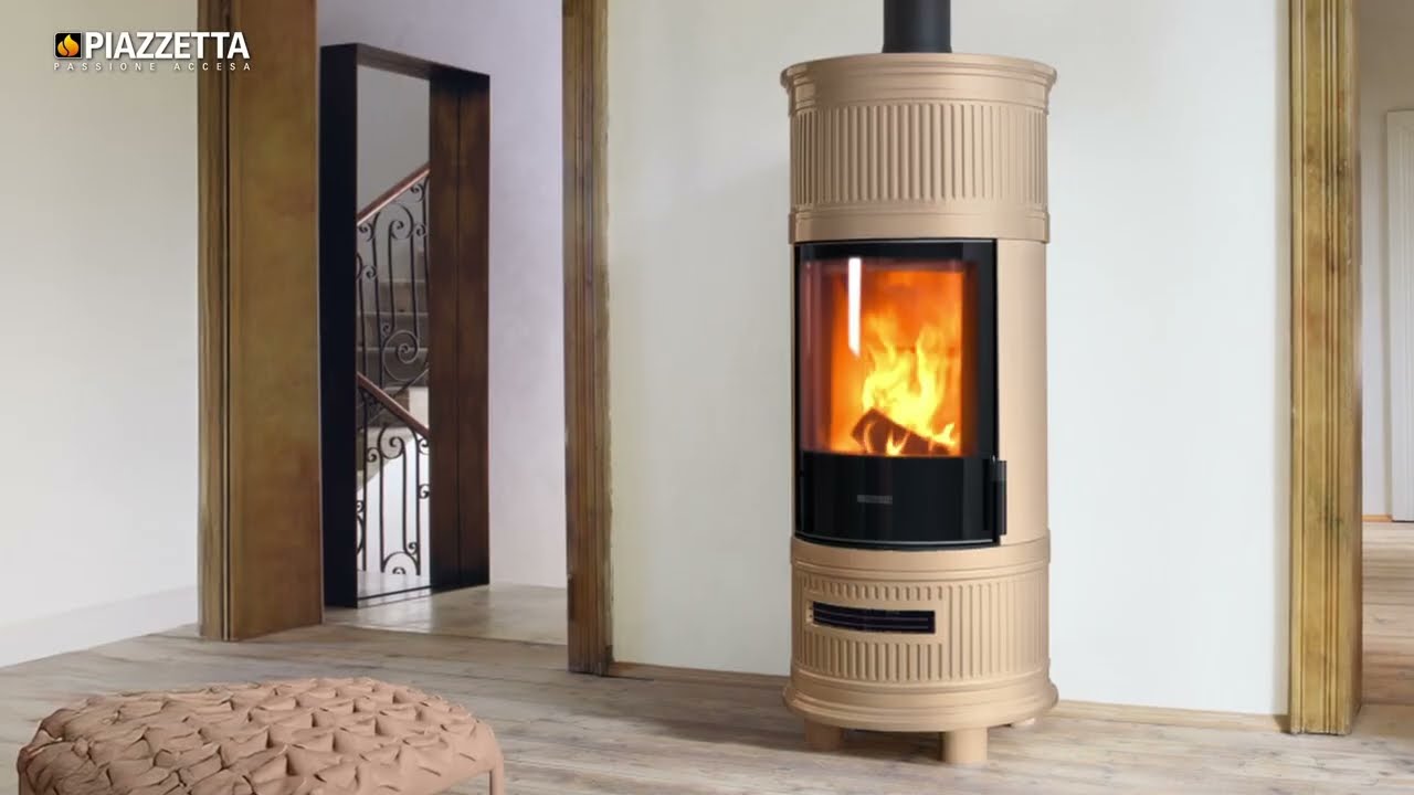 Piazzetta - stufa a legna evoluta E929 C #polpini #piazzetta #stufa #legna #maiolica #e929