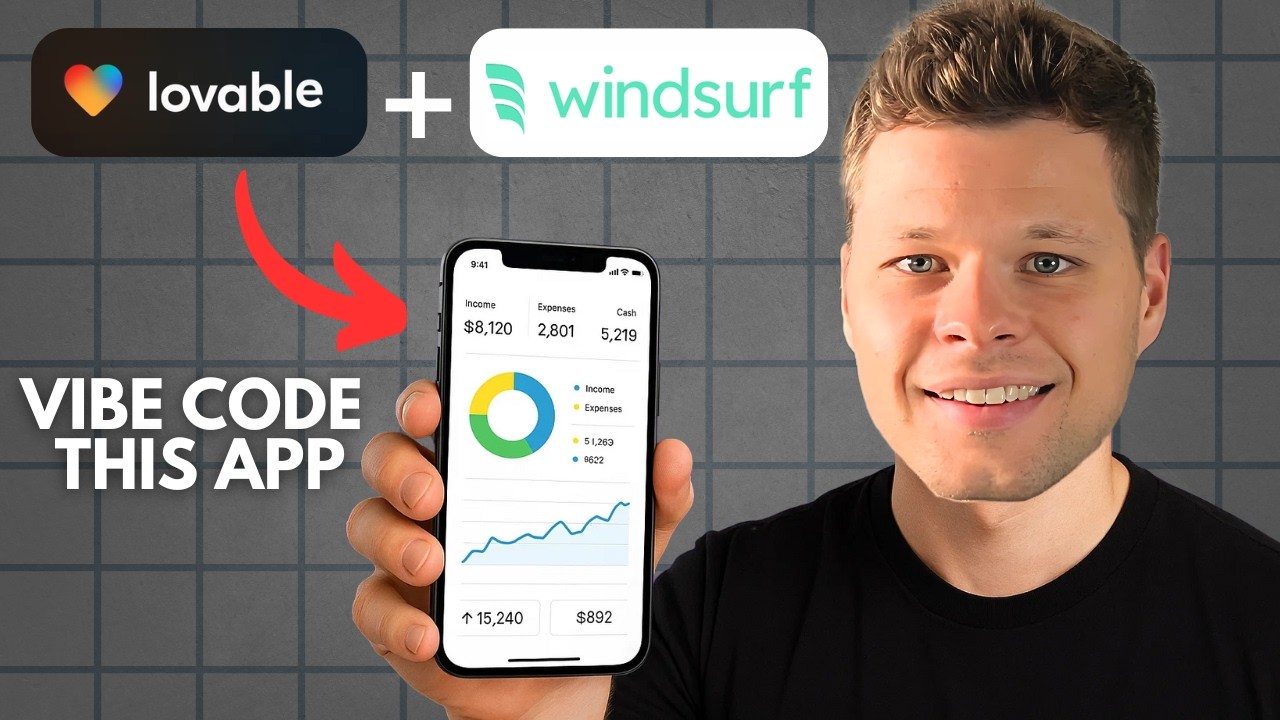 We Built a Personal Finance App with Lovable & Windsurf (full tutorial)