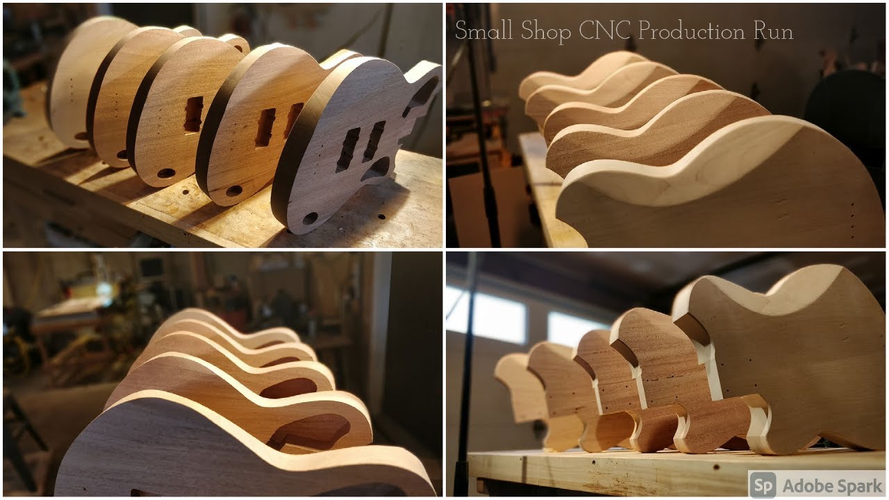 Small Shop CNC Production Run | Five Bass Bodies