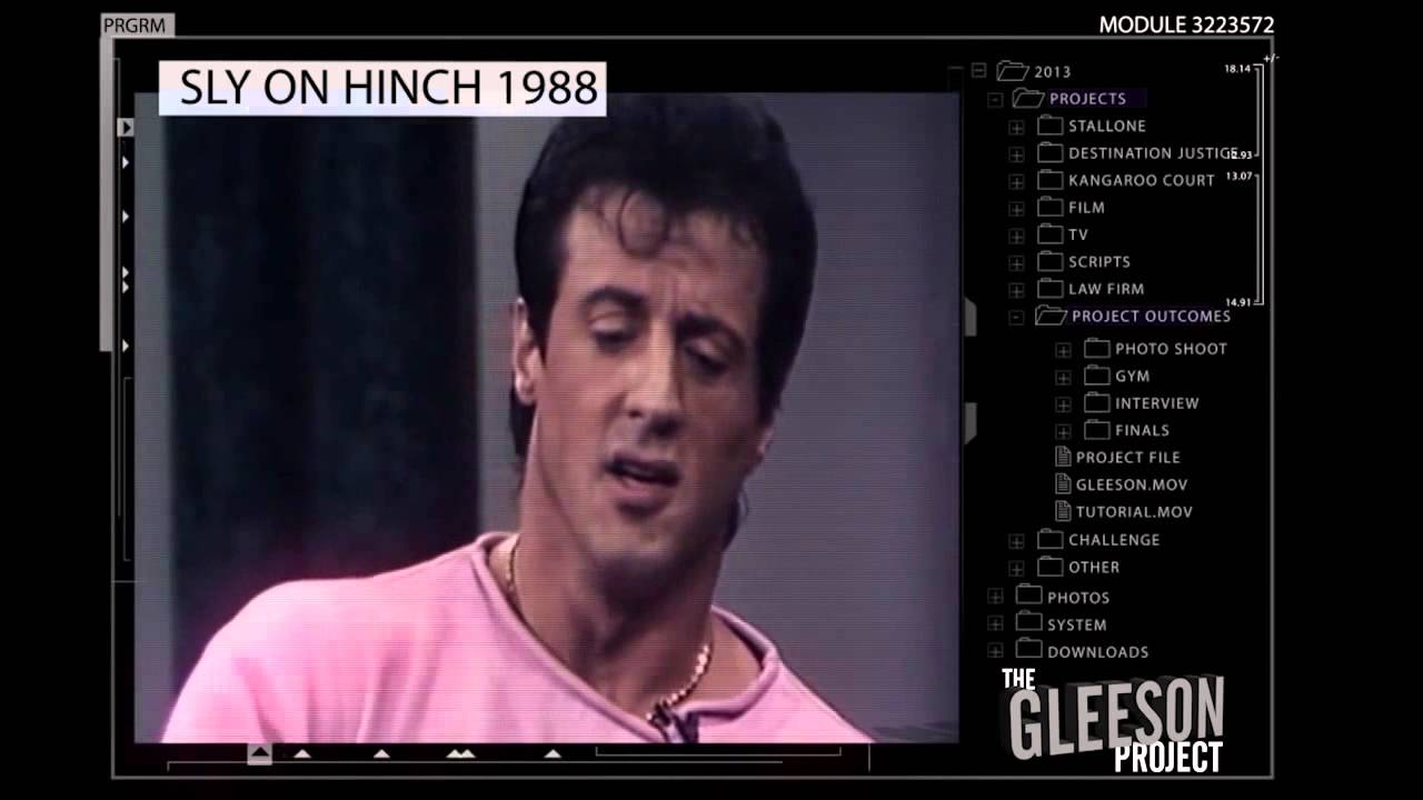 Sylvester Stallone guest on Hinch ~ 1988