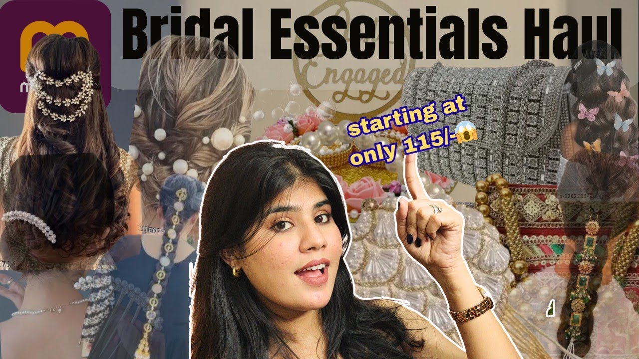 Bridal Shopping From *Meesho*🛍️ | Full Bride Essentials Haul Under Budget💍✨ 