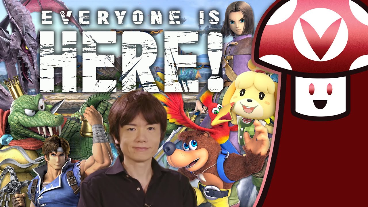 Vinny reacts to all the Smash Character Reveals (Up to Fighter Pass #1)