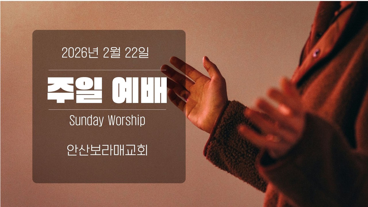 [안산보라매교회 주일예배 찬양] 2026년 2월 22일