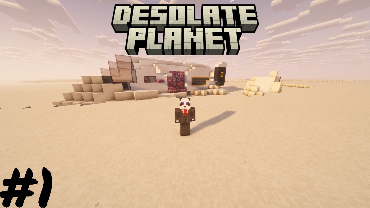 Minecraft: Desolate Planet #1 Crash Landing