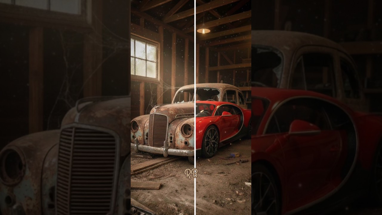 Old Car Transformation to Bugati 😍 